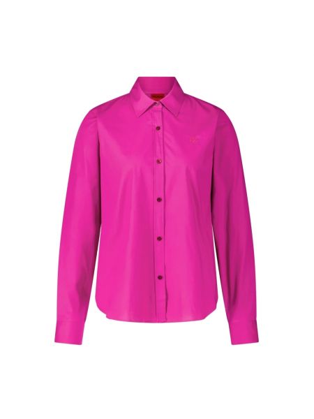 Bluse mit stickerei Hugo Boss pink