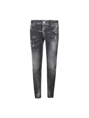 Skinny jeans Dsquared2 Schwarz
