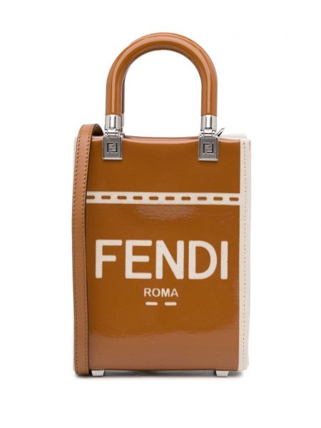 Shopper torbica Fendi Pre-owned smeđa