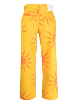 Straight jeans mit print Liberal Youth Ministry orange