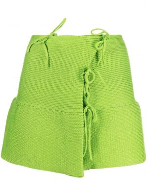 Ασύμμετρη φούστα mini A. Roege Hove πράσινο