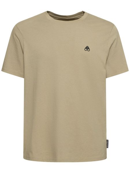 T-shirt di cotone Moose Knuckles