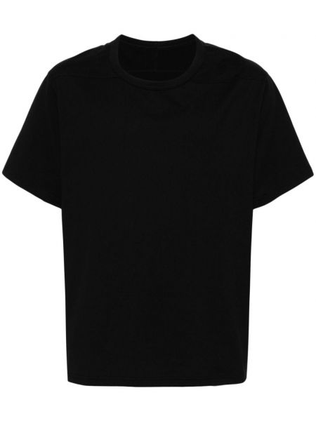 Jersey t-shirt aus baumwoll Yohji Yamamoto schwarz