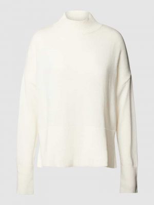 Dzianinowy sweter Opus biały