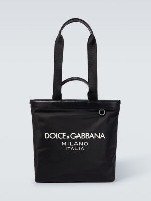 Τσάντα shopper Dolce&gabbana μαύρο