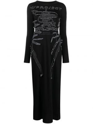 Φόρεμα από ζέρσεϋ Y Project μαύρο