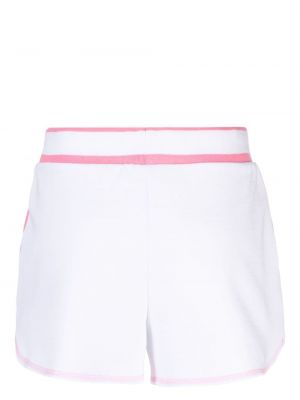 Shorts de sport en coton à imprimé Moschino