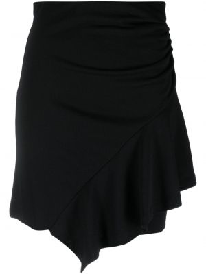 Drapované mini sukně Iro černé