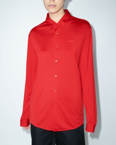 Camisa con estampado 032c rojo
