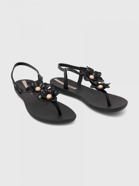 Sandale s cvjetnim printom Ipanema crna