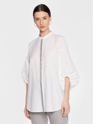 Relaxed блуза Fabiana Filippi бяло