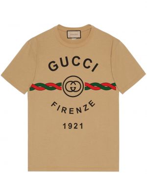 T-shirt Gucci marrone