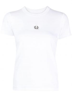 Βαμβακερή μπλούζα Melitta Baumeister λευκό