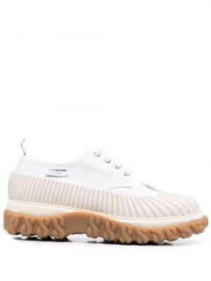 Pantofi cu șireturi din dantelă Thom Browne alb