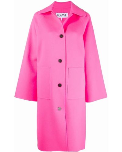 Пальто Loewe, розовый