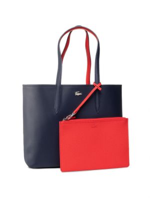 Nakupovalna torba Lacoste rdeča