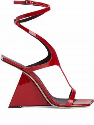 Sandales à talons Giuseppe Zanotti rouge