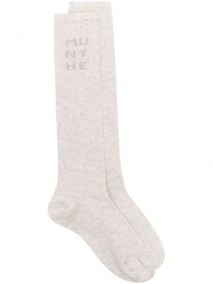 Ponožky Munthe sivá