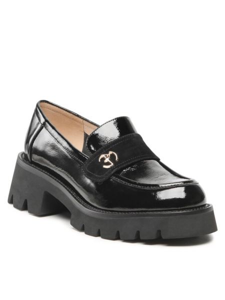 Pantofi loafer Eva Minge negru