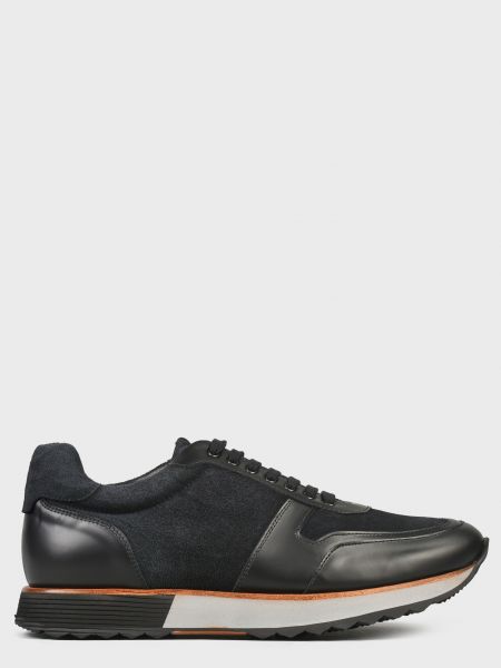 Черные кроссовки Pertini