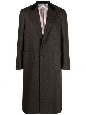 Palton cu nasturi Thom Browne maro