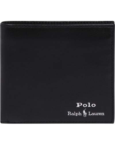Portofel din piele Polo Ralph Lauren negru