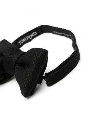 Žakárová kravata s mašlí Tom Ford černá