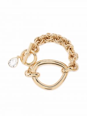 JW Anderson bracelet chaîne à ornements en cristal