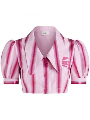 Блуза бродирана Etro розово