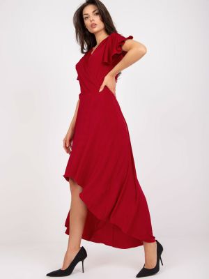 Vakarinė suknelė Fashionhunters raudona
