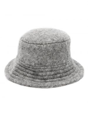 Вълнена шапка от филц Dries Van Noten сиво