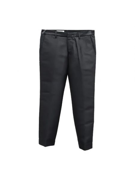 Spodnie bawełniane Jil Sander Pre-owned czarne