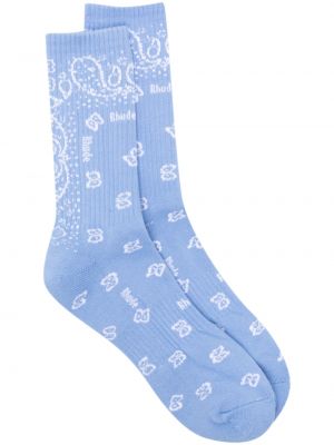 Памучни чорапи с принт Rhude