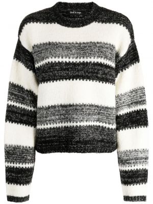 Gestreifter woll pullover mit print Tout A Coup