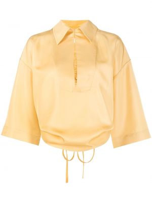Beidseitig tragbare bluse Litkovskaya gelb