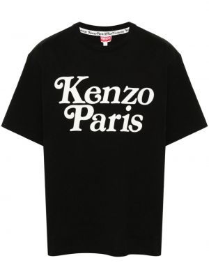 Tricou din bumbac Kenzo negru