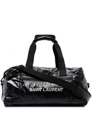 Najlonska torbica Saint Laurent crna