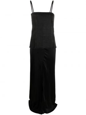 Αμάνικη μάξι φόρεμα Blumarine μαύρο