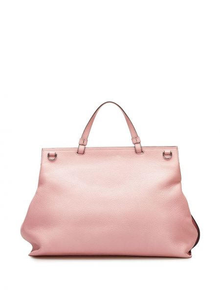 Sac large en bambou Gucci Pre-owned rose