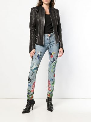 Skinny jeans mit print Philipp Plein