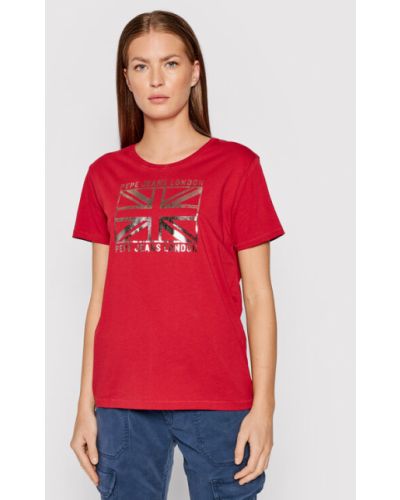 T-shirt Pepe Jeans rot