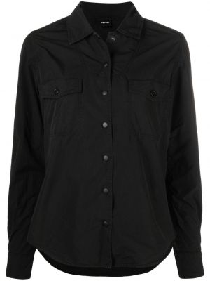 Camisa con bolsillos Aspesi negro