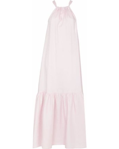 Макси рокля Asceno розово