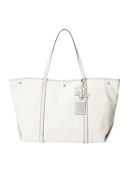 Shopper handtasche mit taschen Ralph Lauren weiß