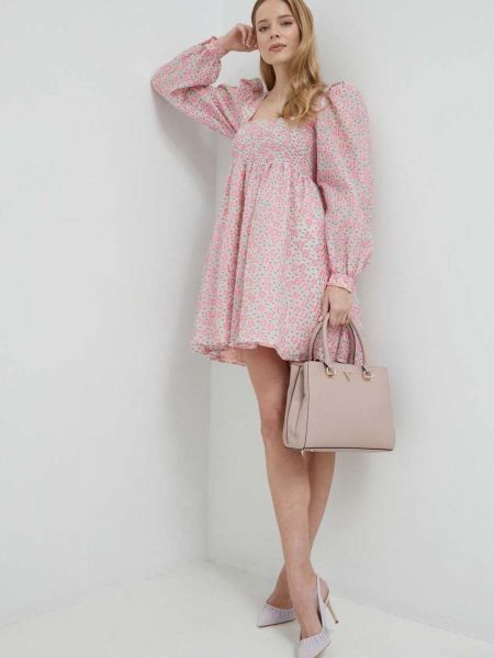 Sukienka mini Custommade różowa