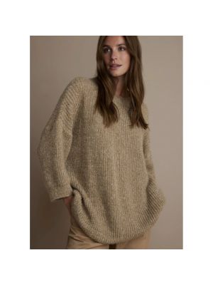 Suéter de lana mohair Summum Woman beige