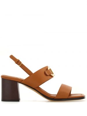 Kožené sandále s prackou Ferragamo