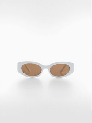 Okulary przeciwsłoneczne Mango białe