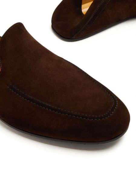 Seemisnahksed loafer-kingad Magnanni pruun