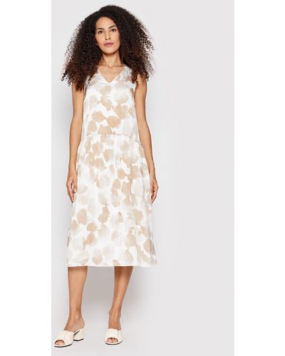 Cappellini Rochie de zi M02489 08159 Bej Regular Fit